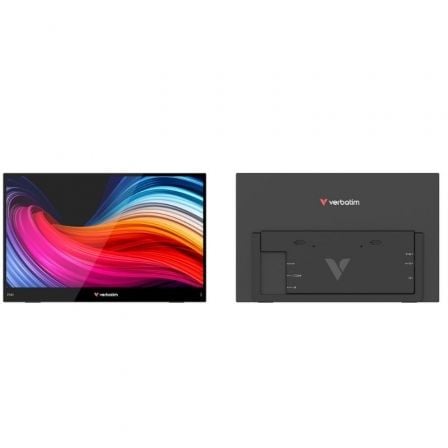 Monitor Portátil Tátil Verbatim Touch Light 15.6"/ Full HD/ Multimédia/ Preto - Imagem 3