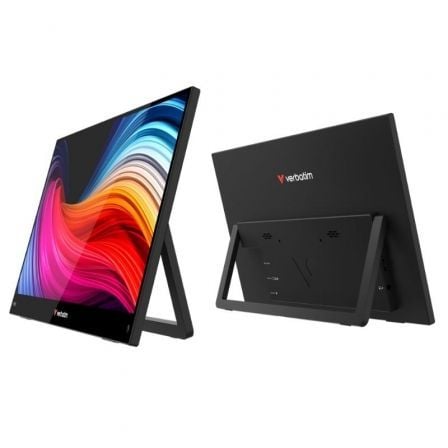 Monitor Portátil Tátil Verbatim Touch Light 15.6"/ Full HD/ Multimédia/ Preto - Imagem 4