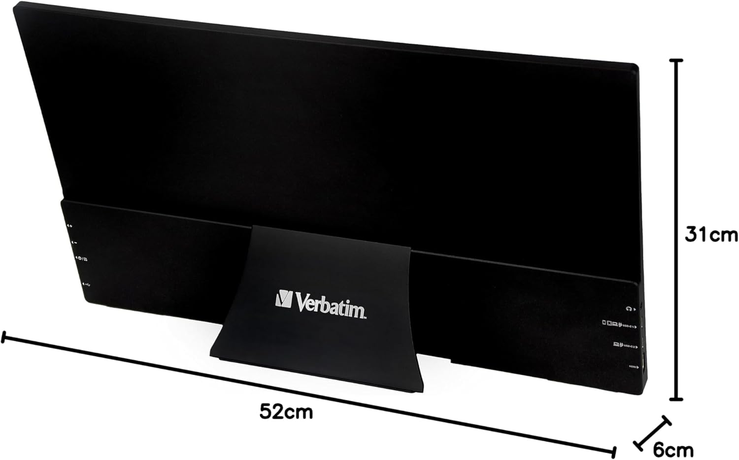 Monitor Portátil Tátil Verbatim PMT-17-4K 17.3"/ 4K/ Preto - Imagem 7