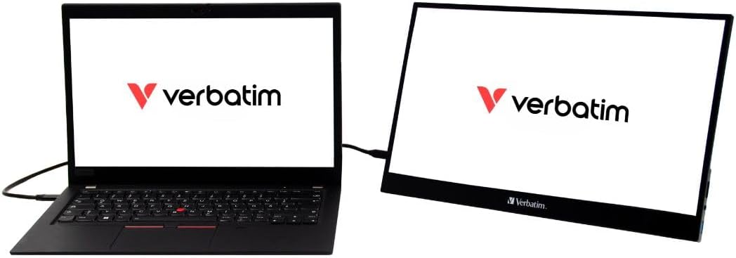 Monitor Portátil Tátil Verbatim PMT-17-4K 17.3"/ 4K/ Preto - Imagem 2