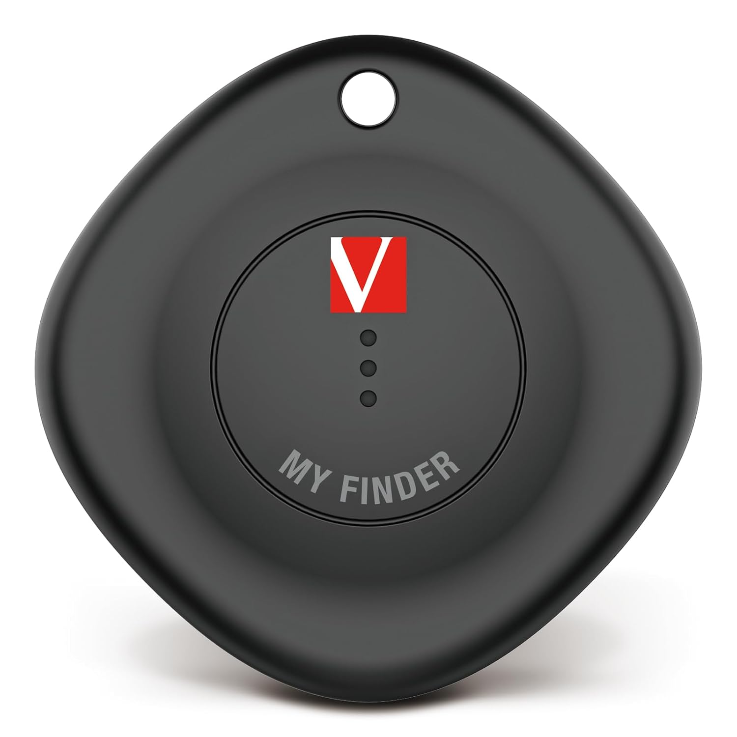 Localizador Verbatim My Finder Bluetooth Tracker MYF-01 compatível com Apple/ Inclui Porta-Chaves e Pilha/ Preto