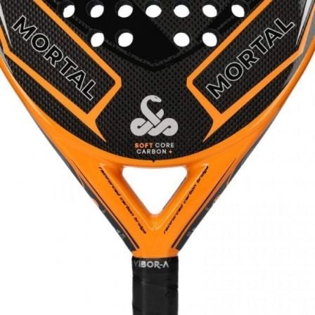 Raquete de Padel VIBOR-A Mortal Carbon 3.0/ Laranja e Preta - Imagem 4