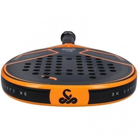 Raquete de Padel VIBOR-A Mortal Carbon 3.0/ Laranja e Preta - Imagem 2