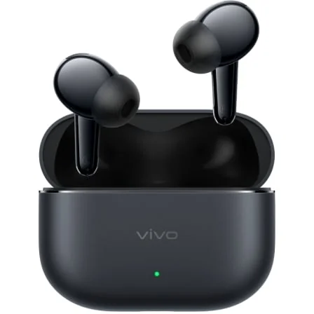 Auriculares Bluetooth Vivo Buds Ultra Hi-Fi DAC Cancelamento de Ruído 50h Autonomia Pretos