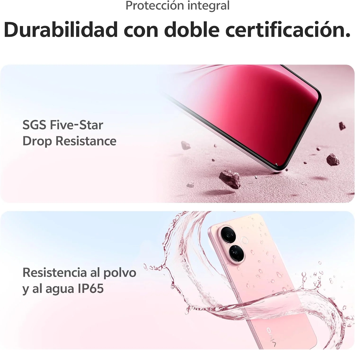 Smartphone Vivo V70 Lite 6.77" 5G 6GB 256GB Rosa - Imagem 7