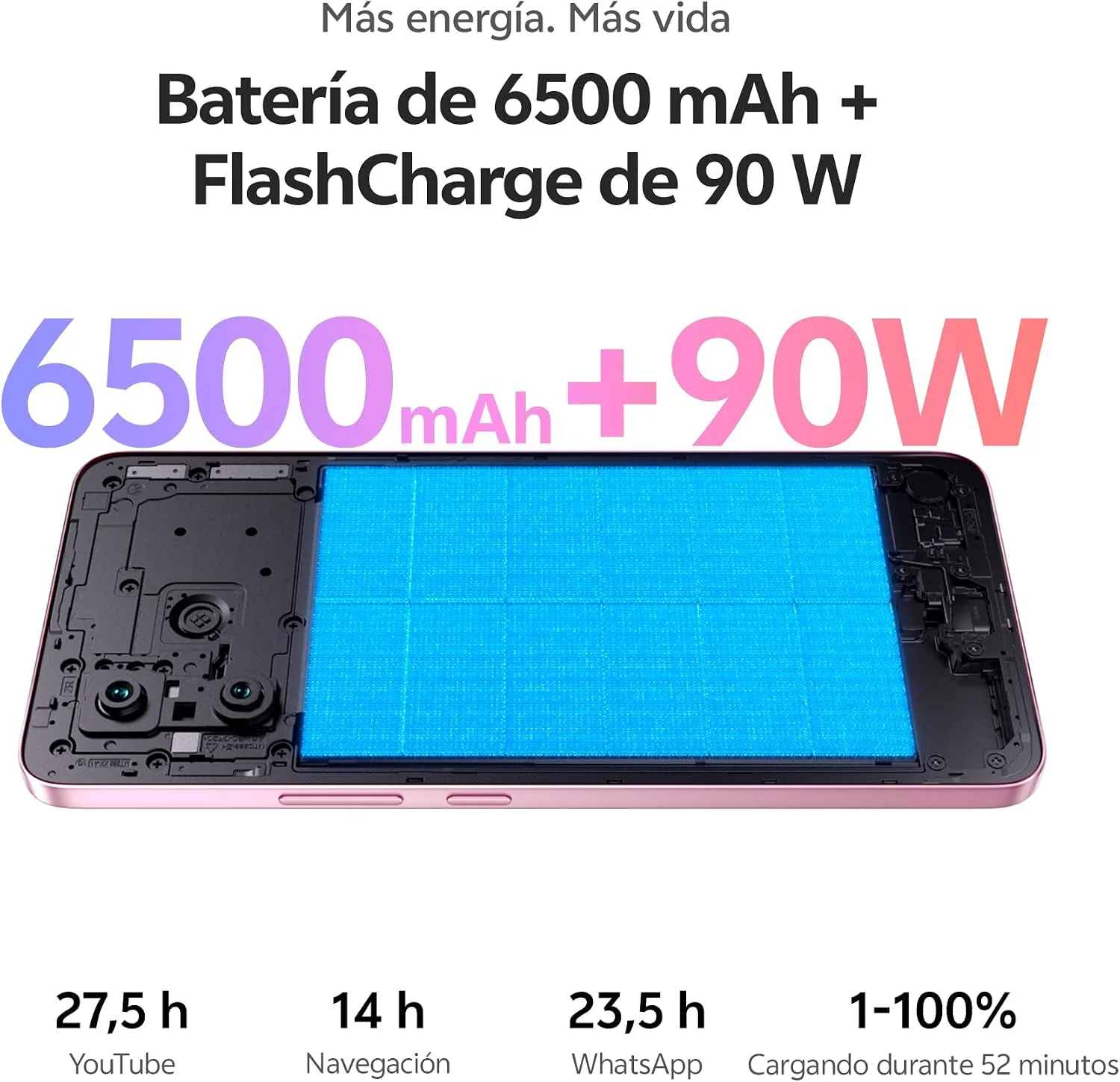 Smartphone Vivo V70 Lite 6.77" 5G 6GB 256GB Rosa - Imagem 2
