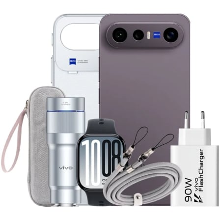 Smartphone VIVO X300 FE 6.31" 5G 12GB 512GB Preto + Extensor Teleobjetivo + Vivo Watch GT2 - Imagem 5