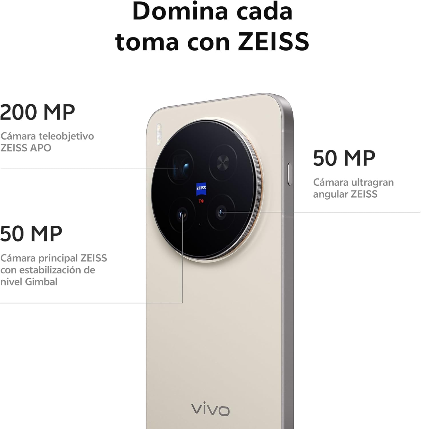 Smartphone Vivo X300 Pro 16GB/ 512GB/ 6.78"/ 5G/ Preto - Imagem 3