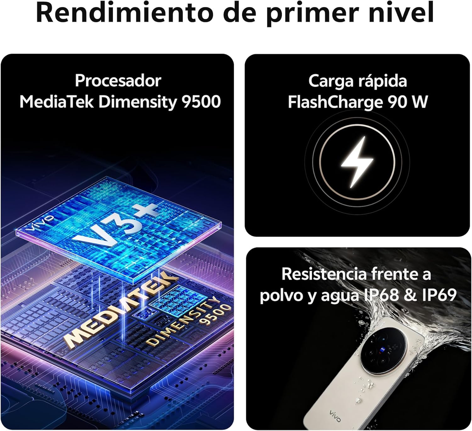 Smartphone Vivo X300 Pro 16GB/ 512GB/ 6.78"/ 5G/ Preto - Imagem 5