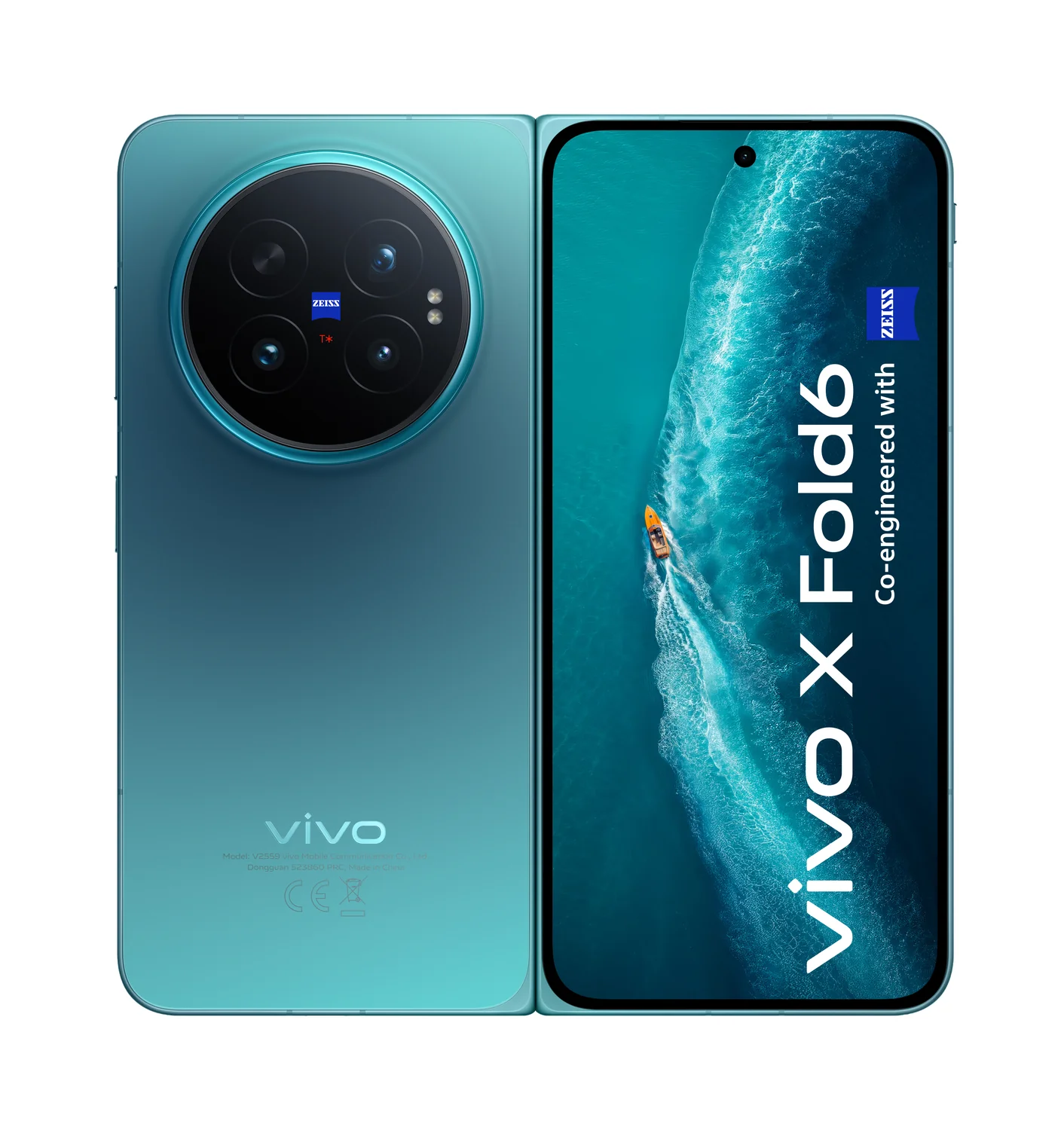 Smartphone Vivo X Fold6 5G 12GB 512GB Ecrã Dobrável 8.02" Câmaras ZEISS 200MP Azul - Imagem 2