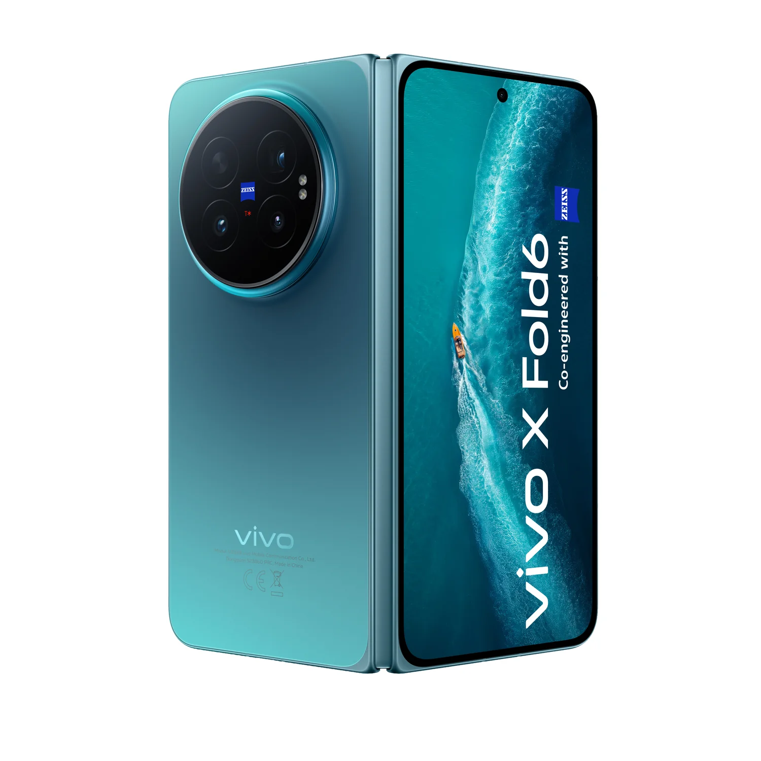 Smartphone Vivo X Fold6 5G 12GB 512GB Ecrã Dobrável 8.02" Câmaras ZEISS 200MP Azul - Imagem 3