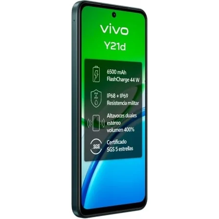 Smartphone Vivo Y21d 6.68" 4GB 128GB Verde - Imagem 3
