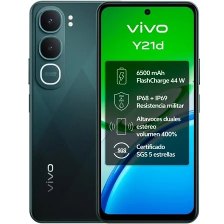 Smartphone Vivo Y21d 6.68" 4GB 128GB Verde