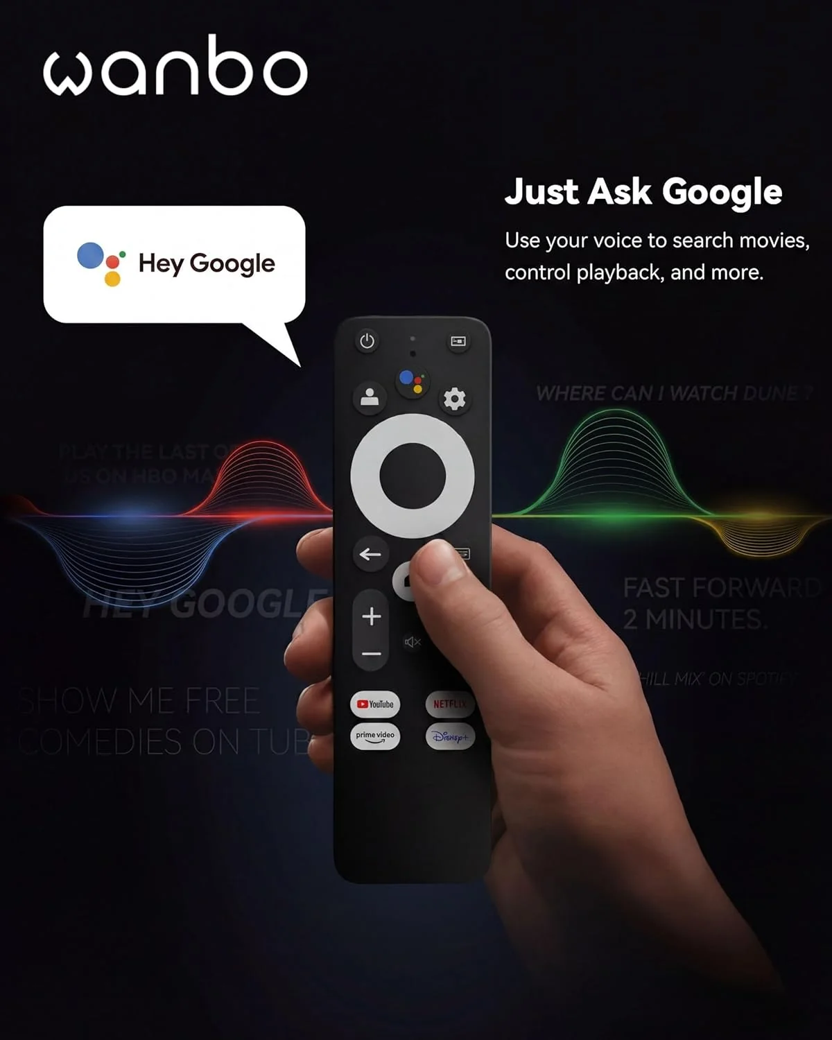 Projetor Portátil Wanbo ToGo Pro Full HD 300 Lúmenes Google TV Bateria 3h WiFi HDMI Azul Escuro - Imagem 10
