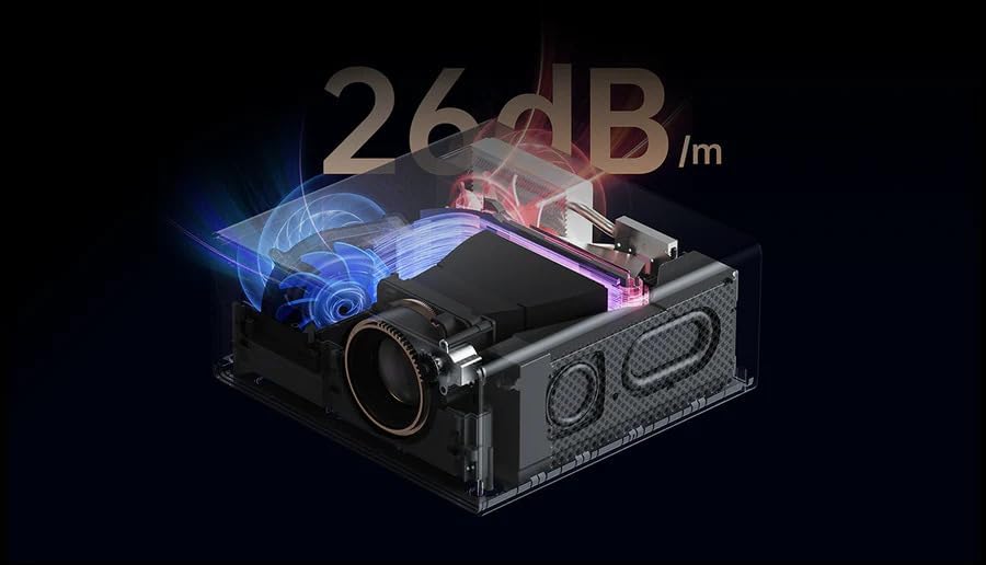 Projetor Portátil Wanbo X5 Pro/ 1100 Lúmenes/ Full HD/ HDMI/ WiFi/ Azul Escuro - Imagem 6