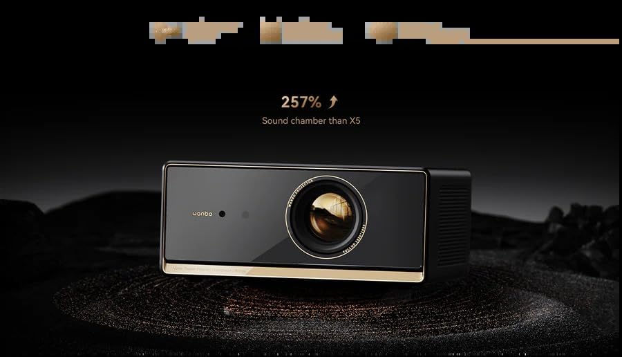 Projetor Portátil Wanbo X5 Pro/ 1100 Lúmenes/ Full HD/ HDMI/ WiFi/ Azul Escuro - Imagem 9