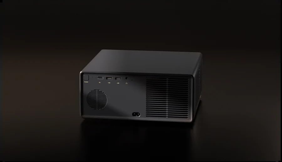 Projetor Portátil Wanbo X5 Pro/ 1100 Lúmenes/ Full HD/ HDMI/ WiFi/ Azul Escuro - Imagem 4