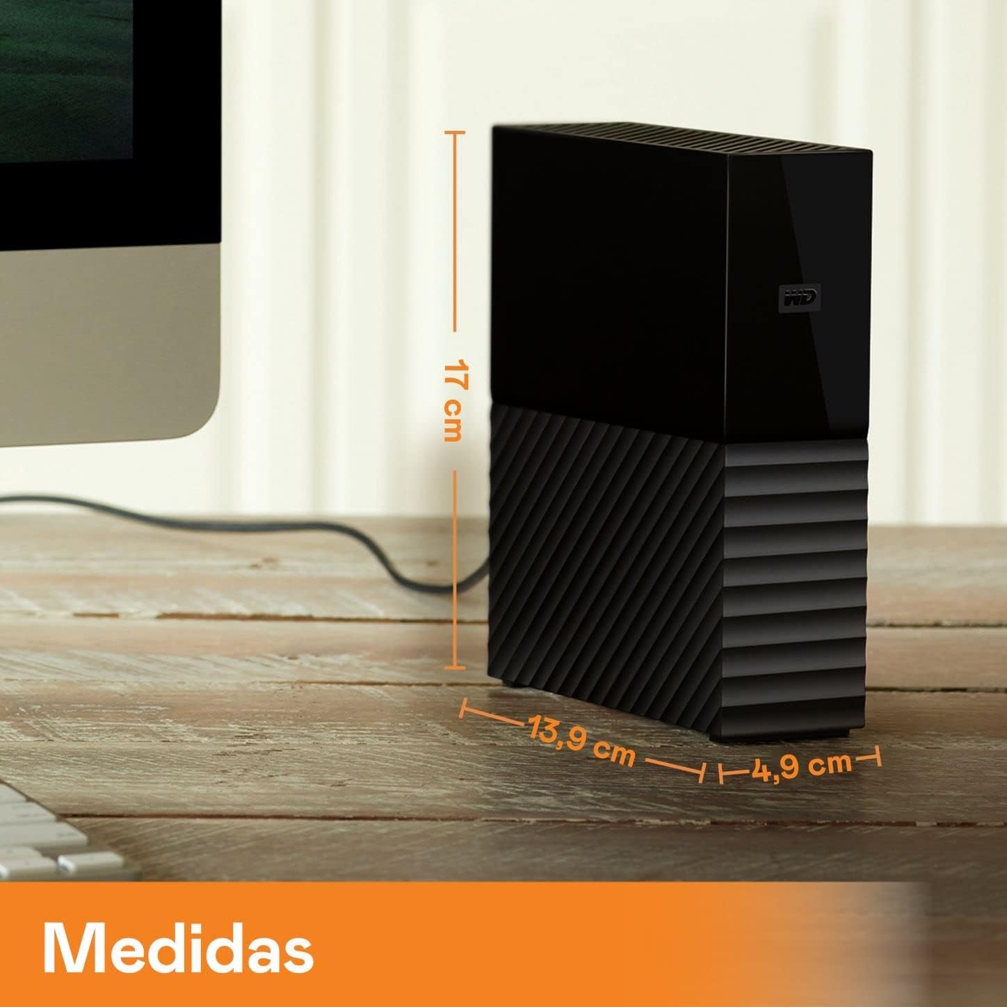 Disco Externo Western Digital My Book 12TB/ 3.5"/ USB 3.0 - Imagem 2