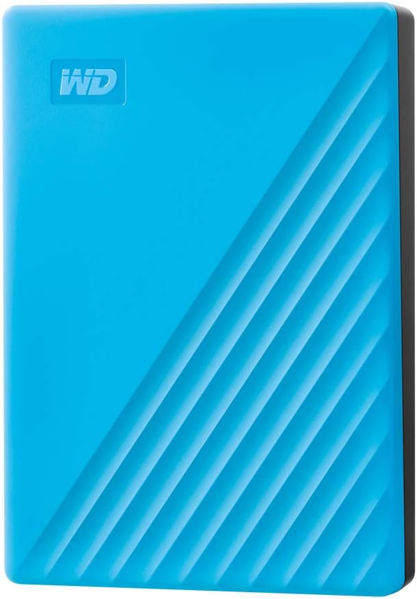 Disco Externo Western Digital My Passport 4TB/ 2.5"/ USB 3.2/ Azul