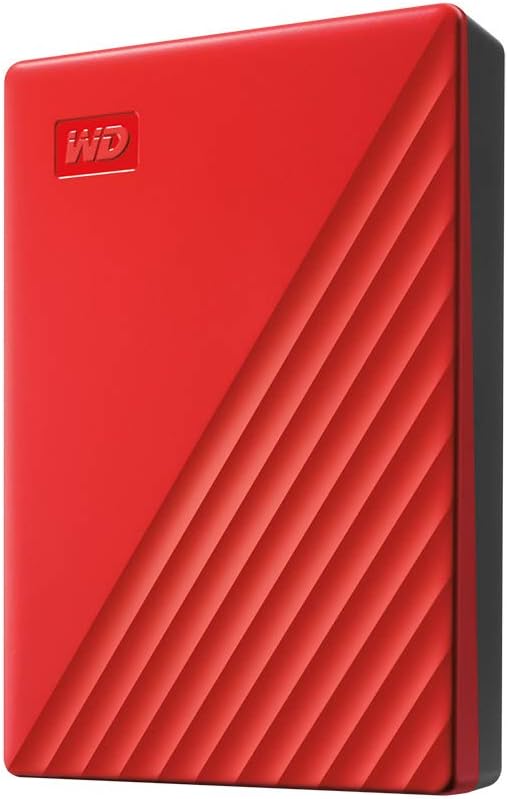 Disco Externo Western Digital My Passport 4TB/ 2.5"/ USB 3.2/ Vermelho - Imagem 2