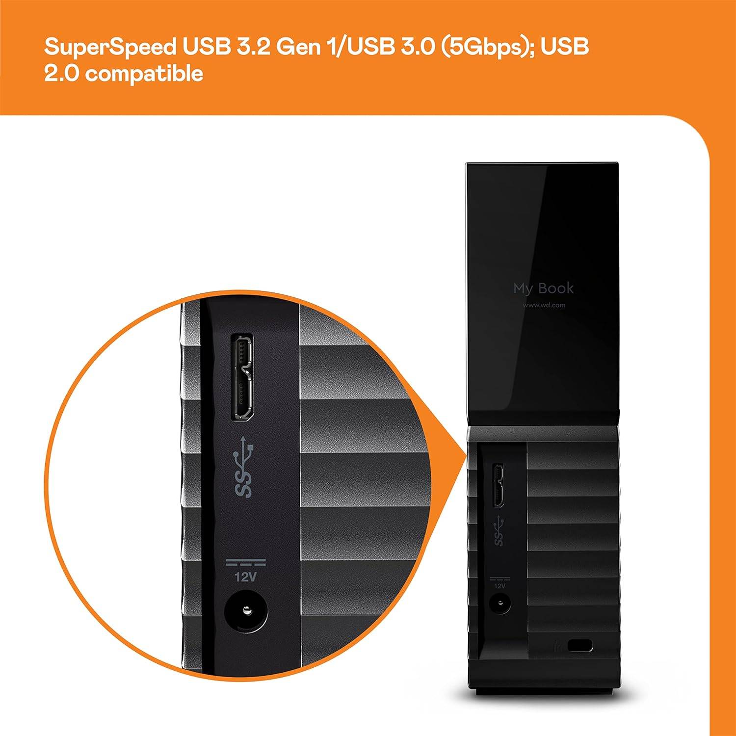 Disco Externo Western Digital My Book 22TB/ 3.5"/ USB 3.2 - Imagem 6