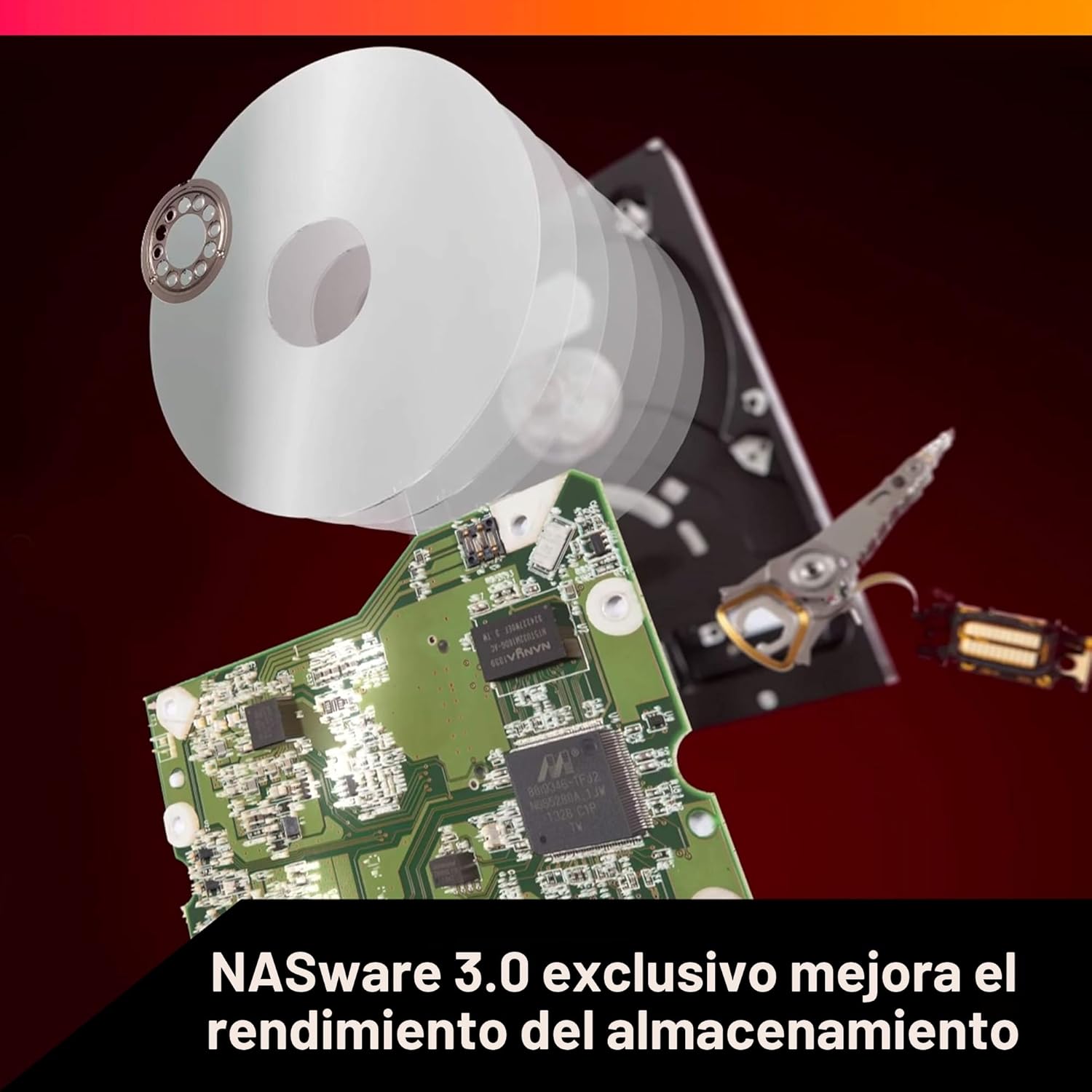 Disco Rígido Western Digital WD Red Plus NAS 4TB/ 3.5"/ SATA III/ 128MB - Imagem 4