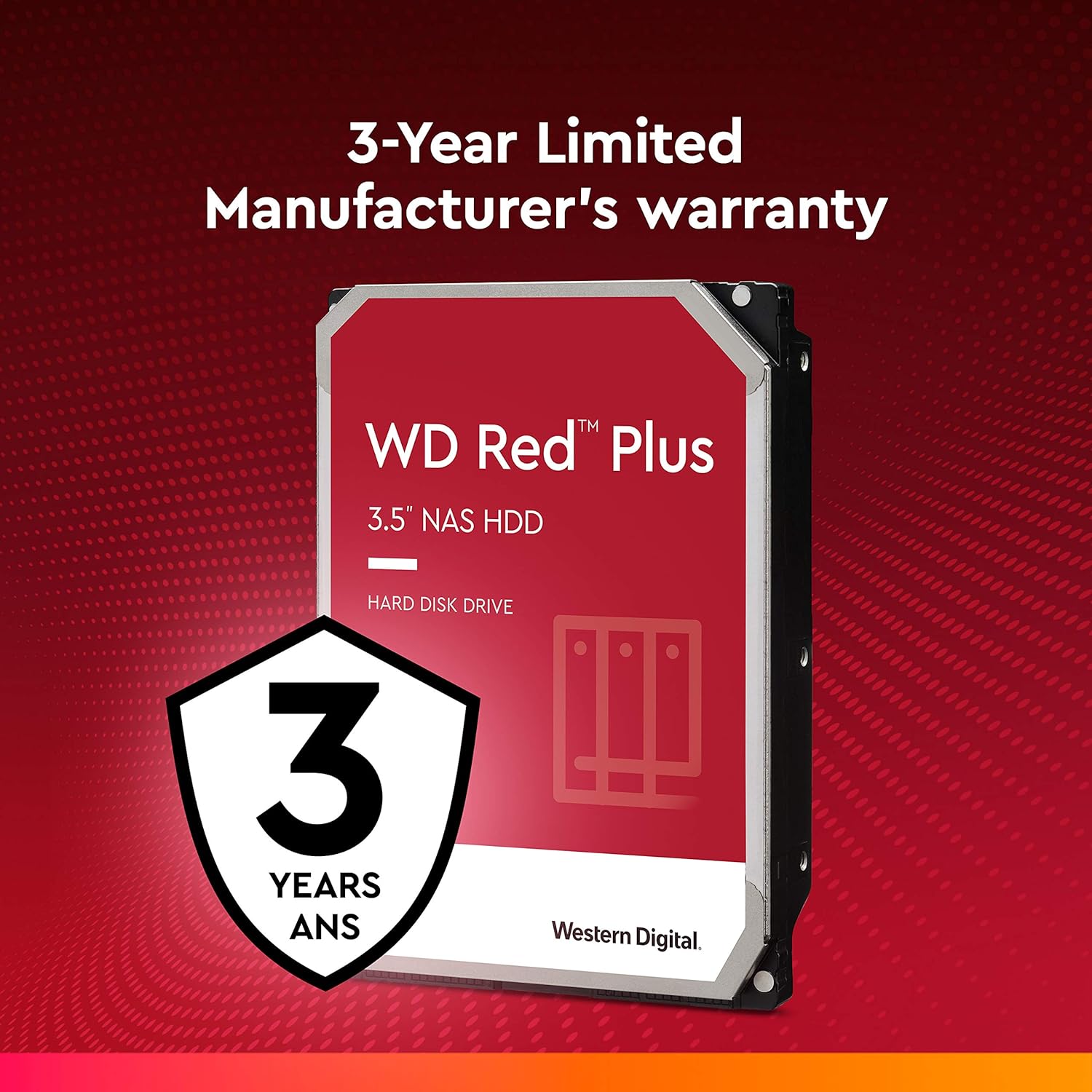 Disco Rígido Western Digital WD Red Plus NAS 4TB/ 3.5"/ SATA III/ 128MB - Imagem 6