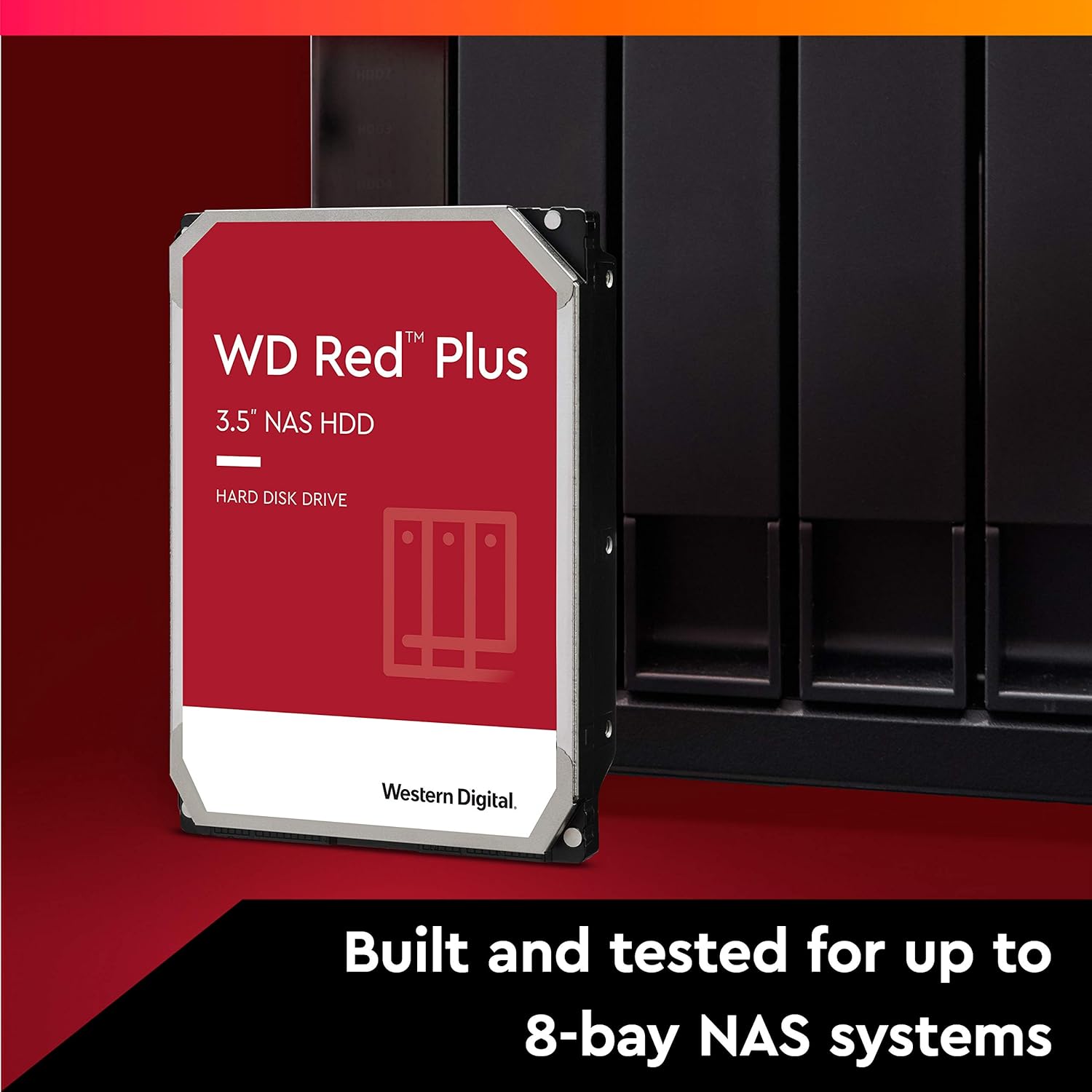 Disco Rígido Western Digital WD Red Plus NAS 4TB/ 3.5"/ SATA III/ 128MB - Imagem 3