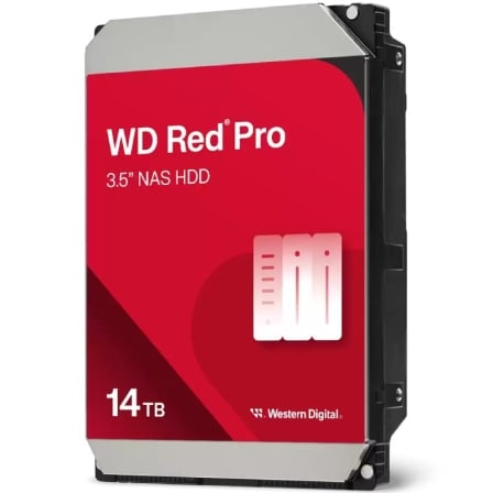 Disco Rígido Interno Western Digital WD Red Pro 14TB 3.5" SATA III 512MB Cache