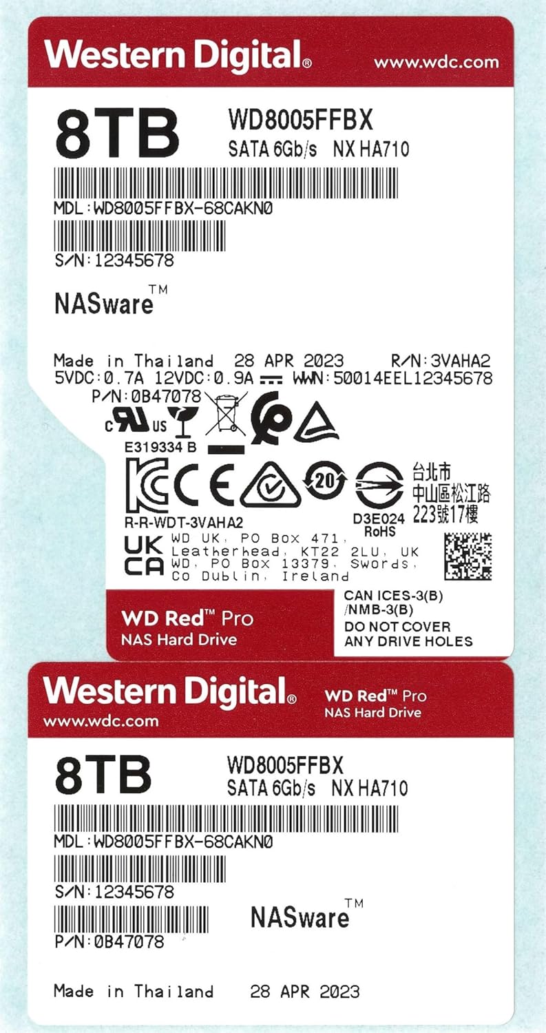 Disco Rígido Western Digital WD Red Pro NAS 8TB/ 3.5"/ SATA III/ 256MB - Imagem 2