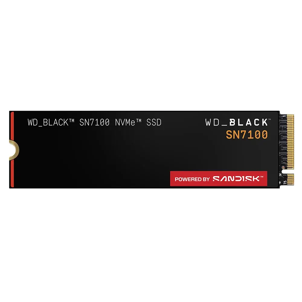 Disco SSD SanDisk WD Black SN7100 1TB/ M.2 2280 PCIe Gen4/ Capacidade Total