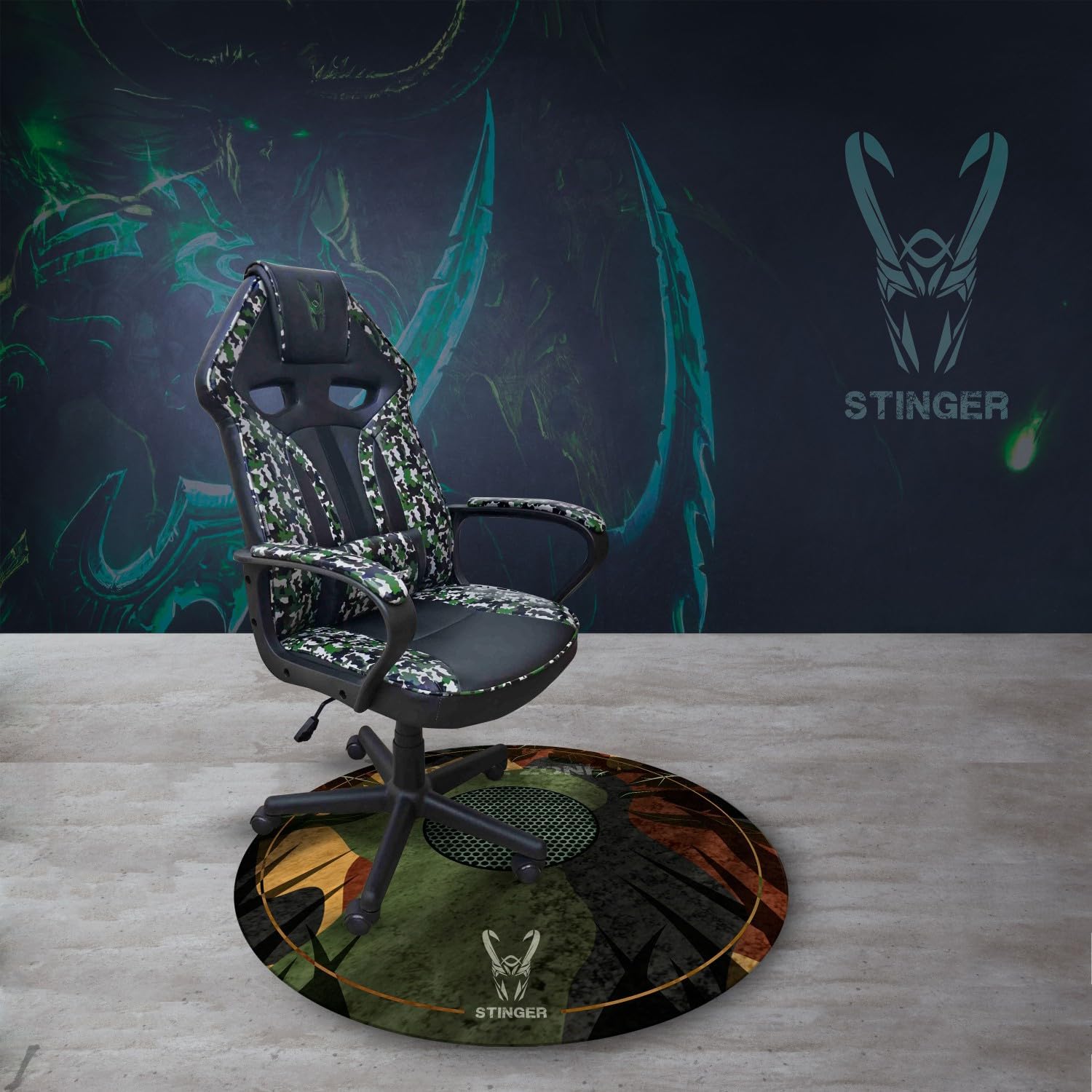 Tapete Gaming Woxter Stinger Floorpad/ Camuflagem - Imagem 2