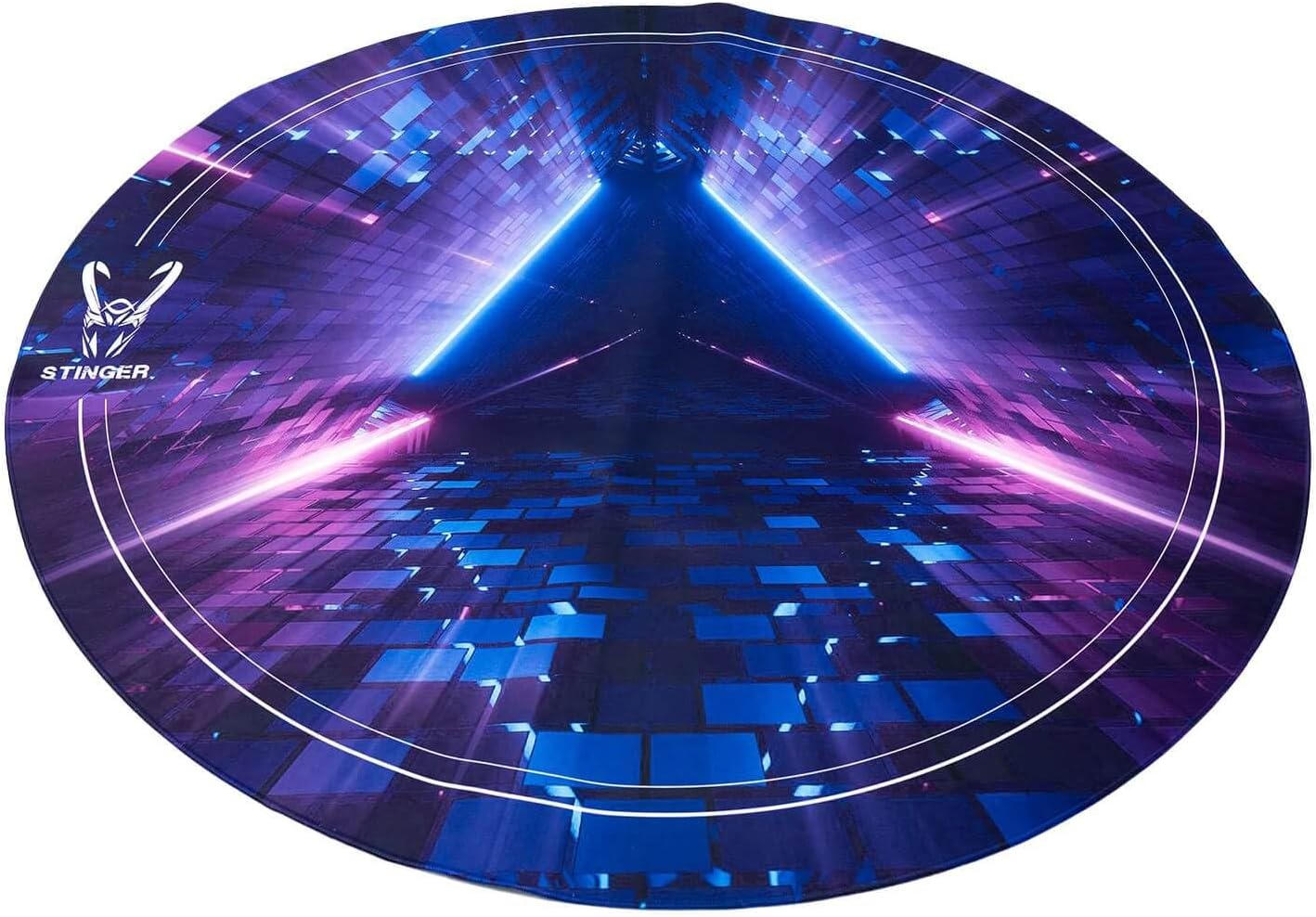 Tapete Gaming Woxter Stinger Floorpad FUTURE/ Púrpura - Imagem 6