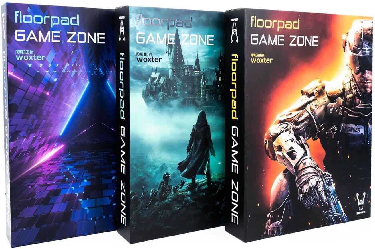 Tapete Gaming Woxter Stinger Floorpad FUTURE/ Púrpura - Imagem 9