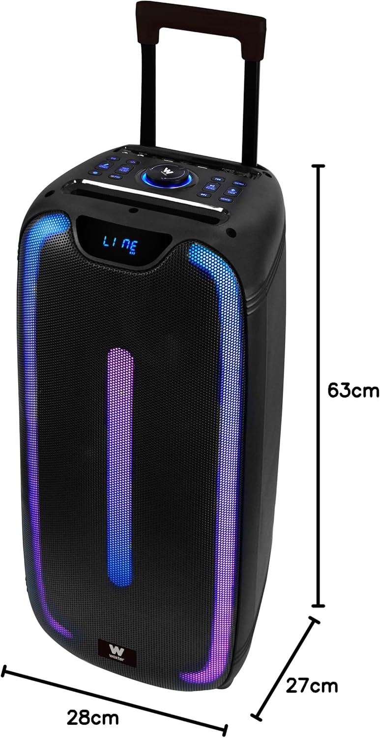 Altifalante Portátil com Bluetooth Woxter Rock'n'Roller ST/ 100W - Imagem 5