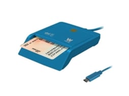 Leitor de DNI e Cartões Woxter PE26-197/ USB Tipo-C/ Azul - Imagem 2