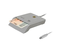 Leitor de DNI e Cartões Woxter PE26-198/ USB Tipo-C/ Branco - Imagem 2
