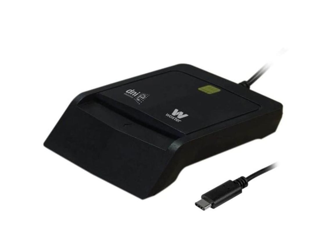 Leitor de DNI e Cartões Woxter PE26-200/ USB Tipo-C/ Preto