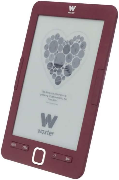 Ebook Reader Woxter Scriba 195 6" Tinta Eletrónica Vermelho - Imagem 3