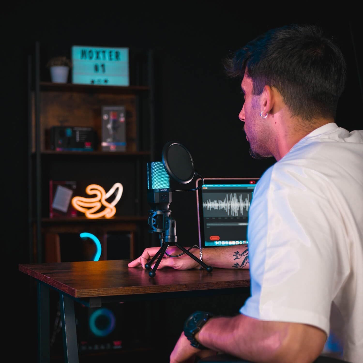 Microfone Woxter Mic Studio 65 RGB/ USB 2.0 - Imagem 2