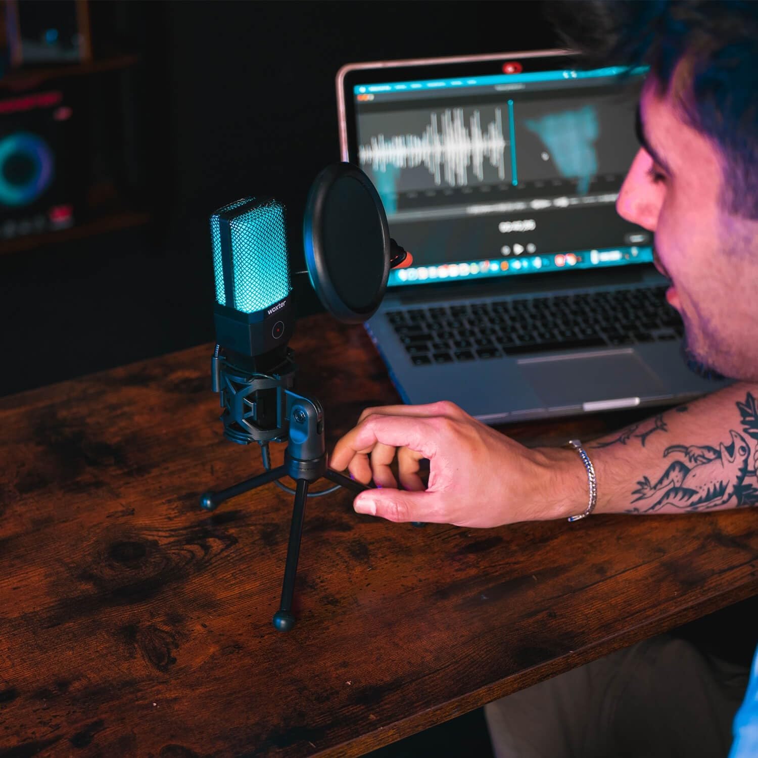 Microfone Woxter Mic Studio 65 RGB/ USB 2.0 - Imagem 8