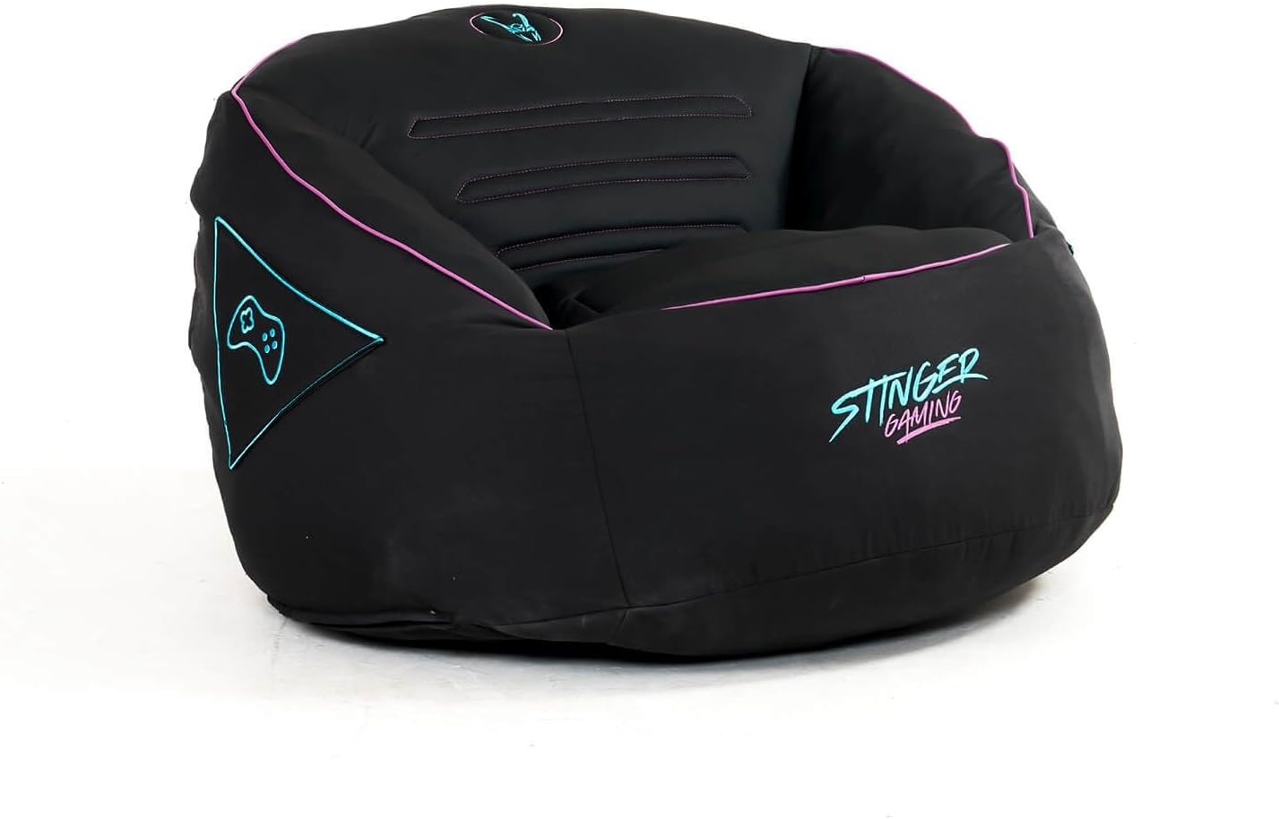 Puff Woxter Stinger Gaming/ com enchimento/ Azul e Preto - Imagem 5