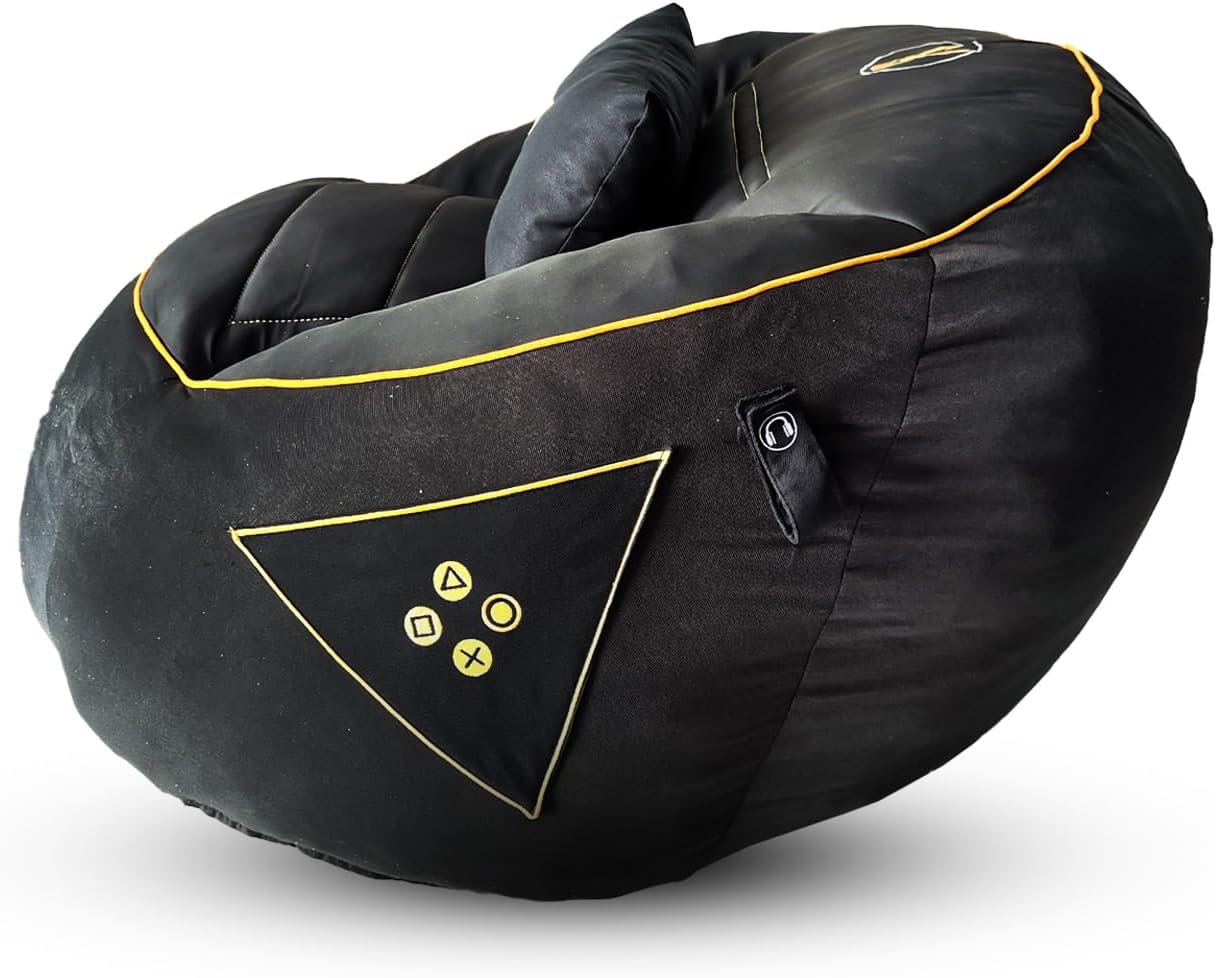 Puff Woxter Stinger Gaming/ com enchimento/ Preto e Dourado - Imagem 6