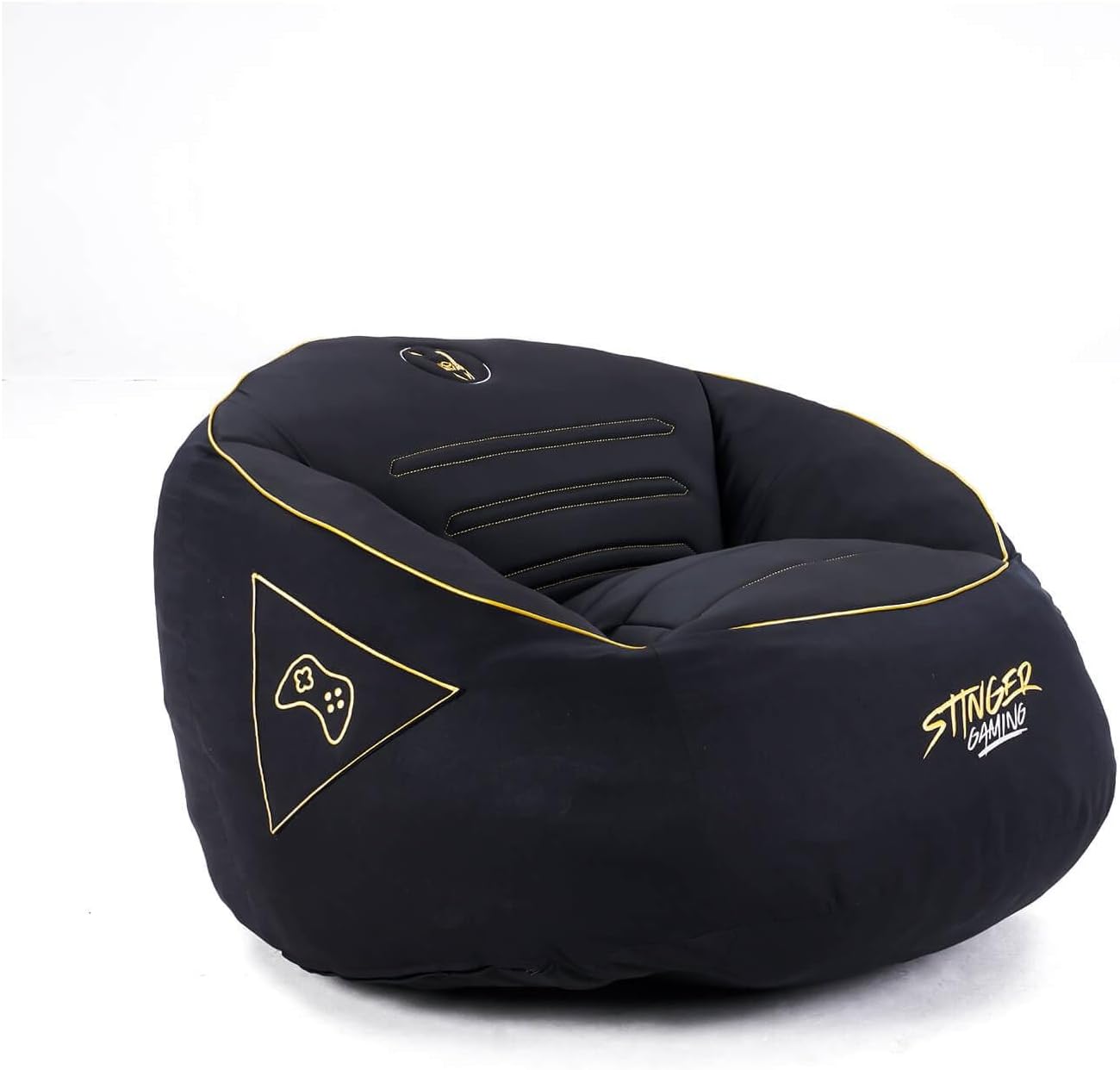 Puff Woxter Stinger Gaming/ com enchimento/ Preto e Dourado - Imagem 5
