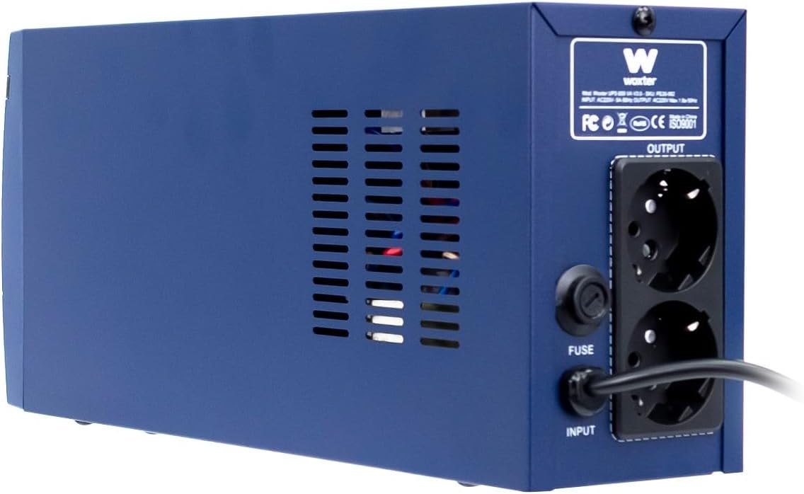 UPS Linha Interactiva Woxter UPS 650 VA/ 650VA-360W/ 2 Saídas/ Formato Torre - Imagem 6