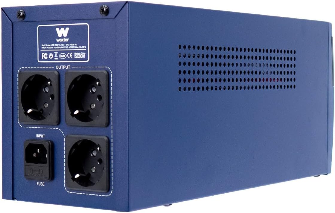 UPS Linha Interativa Woxter UPS 2000 VA/ 2000VA-1200W/ 2 Saídas/ Formato Torre - Imagem 7