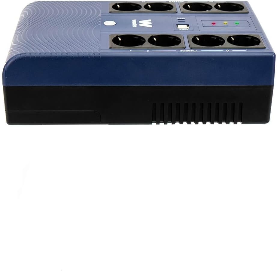 UPS Linha Interativa Woxter Multibase UPS 1200 VA/ 1200VA-720W/ 8 Saídas/ Formato Torre - Imagem 7