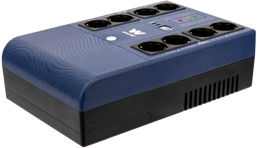 UPS Linha Interativa Woxter Multibase UPS 1200 VA/ 1200VA-720W/ 8 Saídas/ Formato Torre - Imagem 6