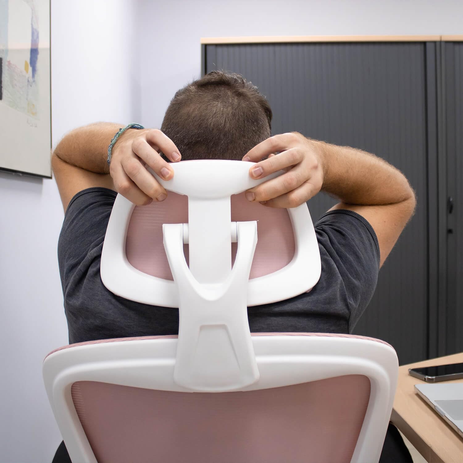 Cadeira Gaming Woxter Ergo/ Rosa - Imagem 4
