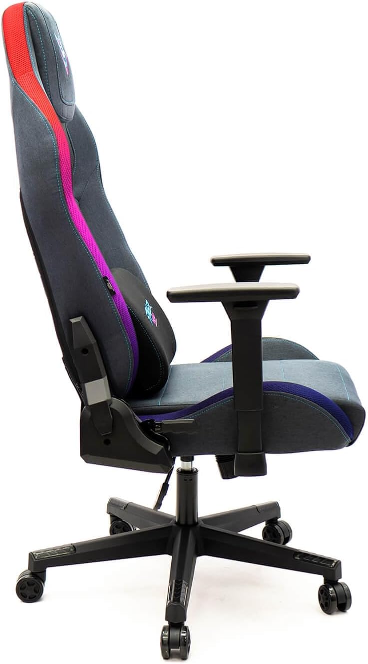 Cadeira Gaming Woxter Stinger Station Elite/ Luzes LED/ Azul e Rosa - Imagem 4